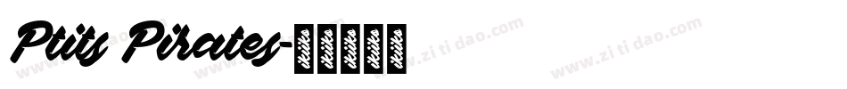 Ptits Pirates字体转换